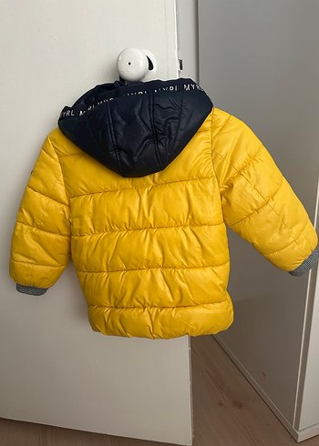 Mayoral, Sarı fermuarlı, çıtçıtlı içi polar Erkek Çocuk Mont - Görsel 2