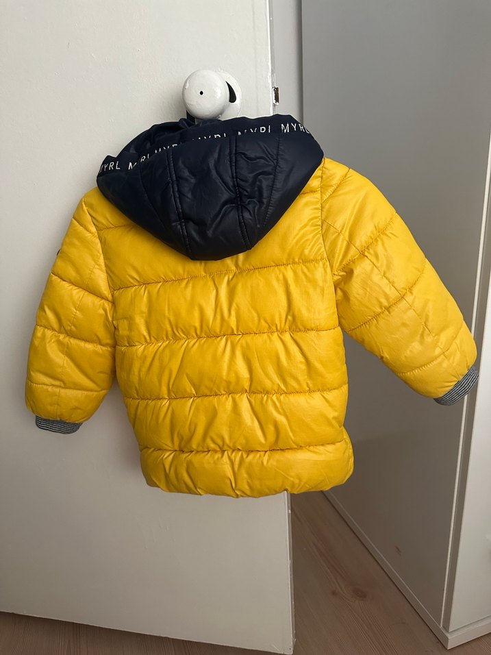 Mayoral, Sarı fermuarlı, çıtçıtlı içi polar Erkek Çocuk Mont - Görsel 2