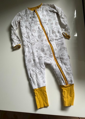 Uzun Kollu Fermuarlı Bebek Tulum - Görsel 2