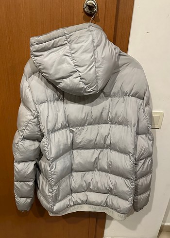 Mavi jeans Gri Fermuarlı Erkek Kışlık Mont - Görsel 2