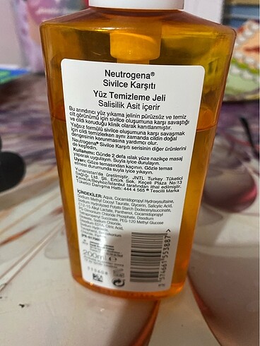 Neutrogena Neutrogena-Yüz Temizleme Jeli