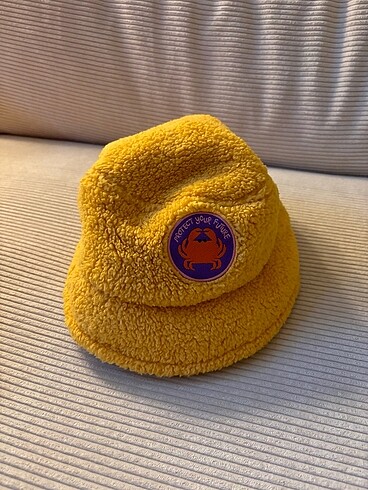 Beden sarı Renk Wwf Yengeç sherapa bucket hat sarı