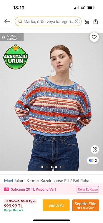 Mavi Jeans Mavi kazak