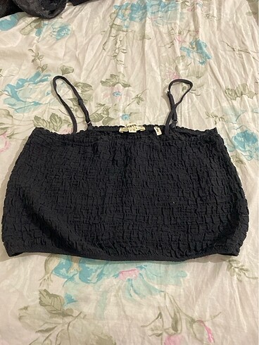 Koton Koton Gipeli Ayarlanabilir Askılı Bluz Crop