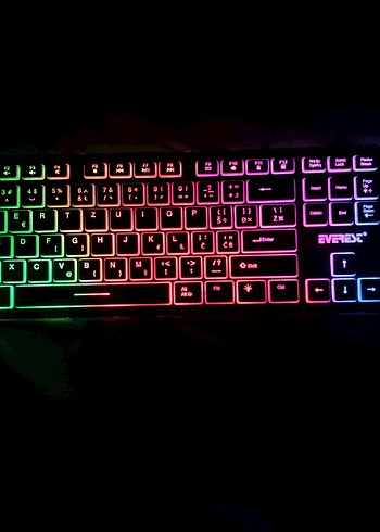 Renkli LED Işıklı EVEREST Klavye - Görsel 2