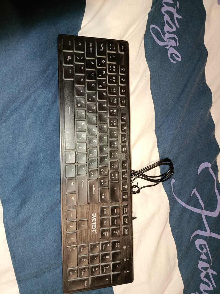 Renkli LED Işıklı EVEREST Klavye - Görsel 5