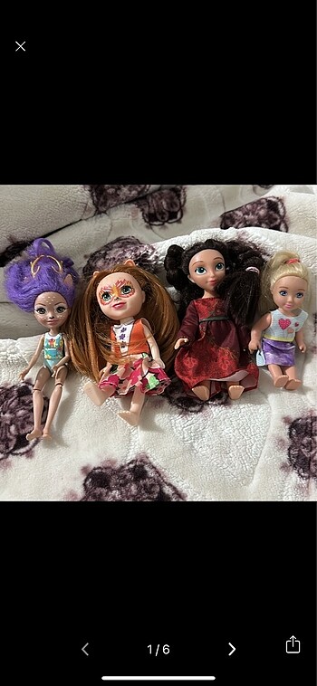 Enchantimals,barbie ve rus marka bebekler