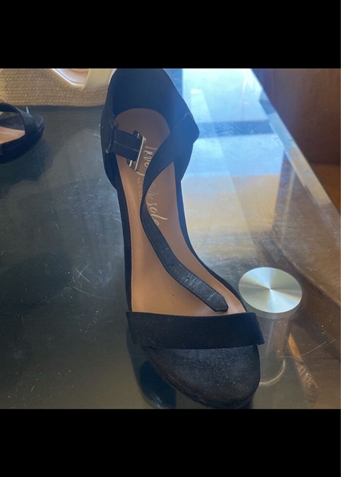 39 numara Süet topuklu yurtdışı kalitesi - Görsel 3