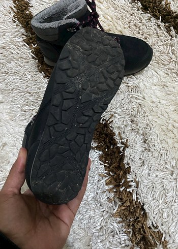 Mor Kürklü Kadın Dolgu Topuk Bot - Görsel 5