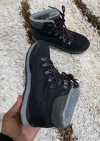 Mor Kürklü Kadın Dolgu Topuk Bot - Görsel 2