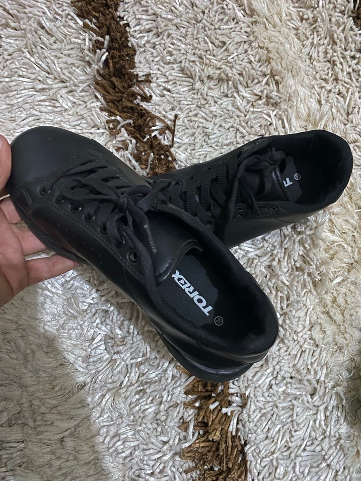 Siyah Minimalist Kadın Sneakers - Görsel 2