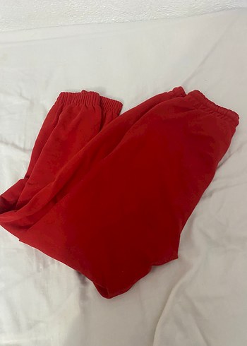 Koyu Kırmızı Kadın Rahat Kesim Eşofman Altı