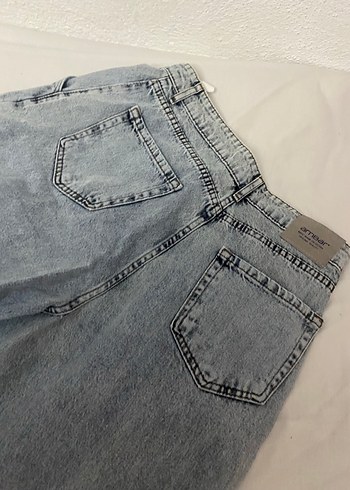 31 Beden mavi Renk Gri Mavi baggy jean