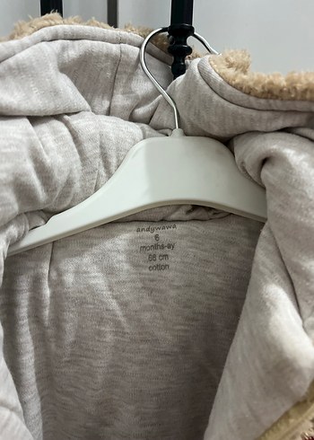 Kürklü Kahverengi unisex Bebek Tulumu - Görsel 4