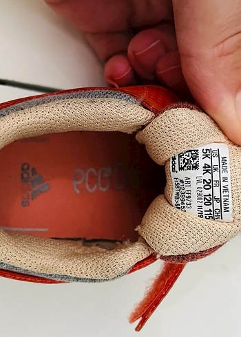 Turuncu Bağcıksız unisex bebek Spor Ayakkabı - Görsel 6