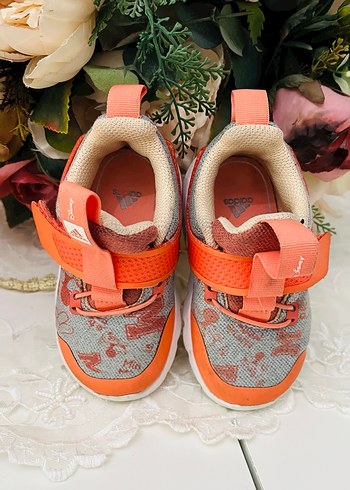 Turuncu Bağcıksız unisex bebek Spor Ayakkabı - Görsel 4