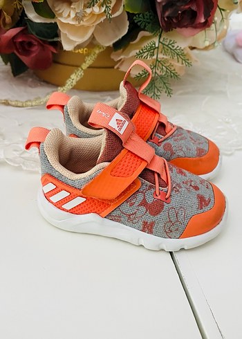 Turuncu Bağcıksız unisex bebek Spor Ayakkabı - Görsel 2