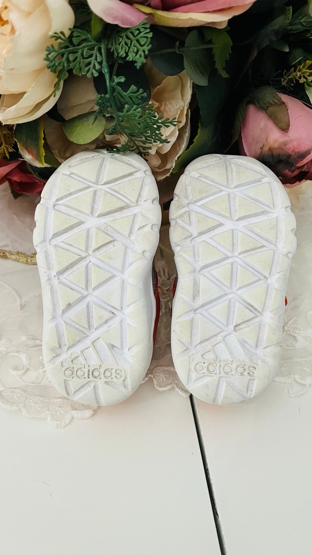 Turuncu Bağcıksız unisex bebek Spor Ayakkabı - Görsel 5