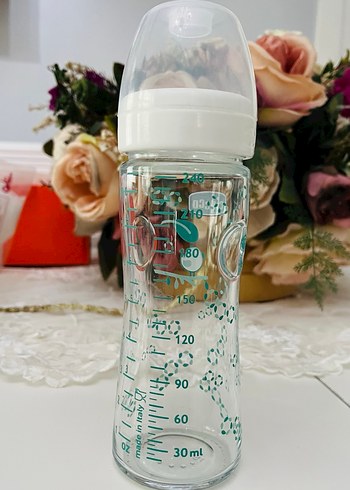 Chicco Renkli Bebek cam Biberonu Beyaz - Görsel 2