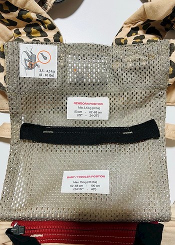 Leopar Desenli babybjörn kanguru - Görsel 7