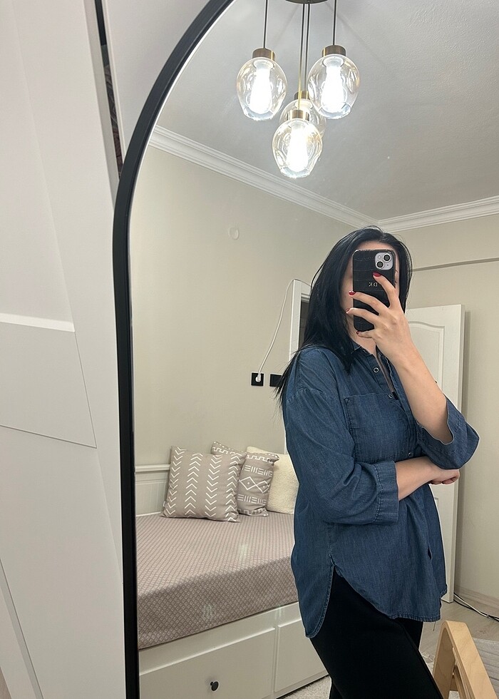 Colin?s Kadın Kot Gömlek - Görsel 2