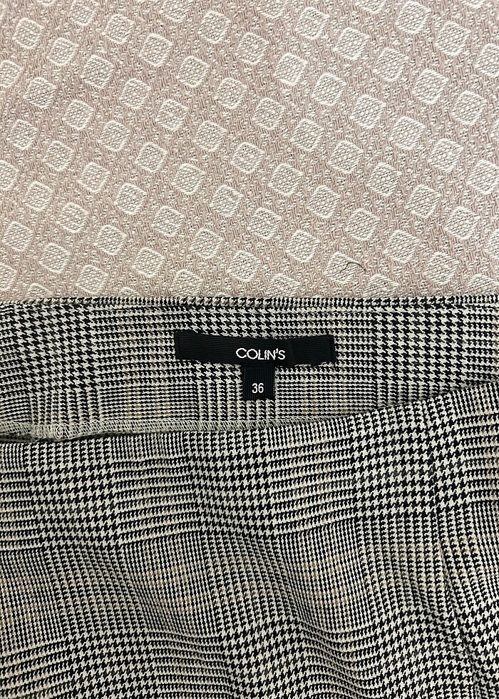 Colin?s Gri Ekoseli Mini Etek - Görsel 3