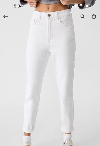 Stradivarius Stradivarius Mom Slim Fit Jean