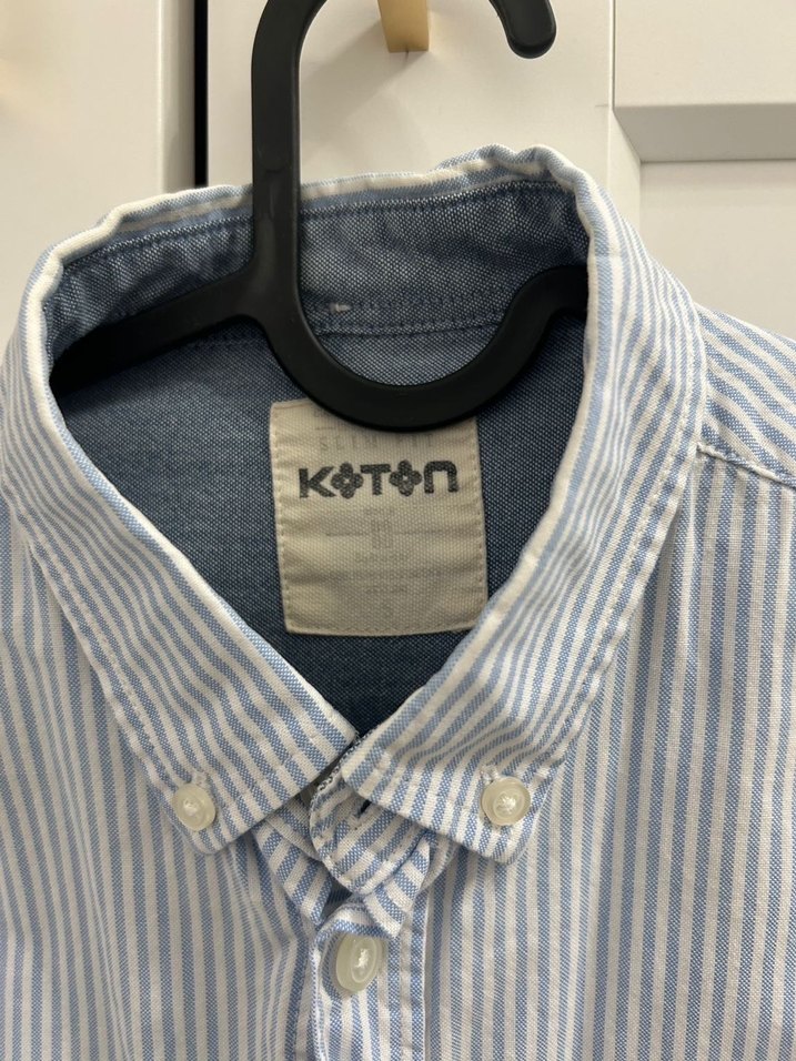 Koton Çizgili Pamuklu Erkek Gömlek - Görsel 2