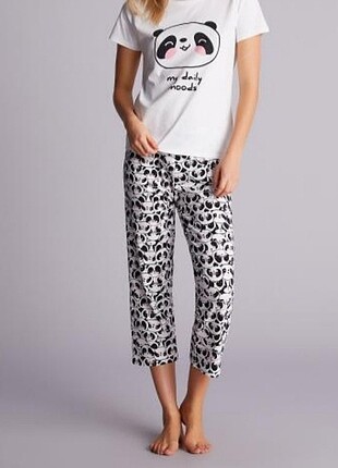 Alt üst kapri pijama takımı 