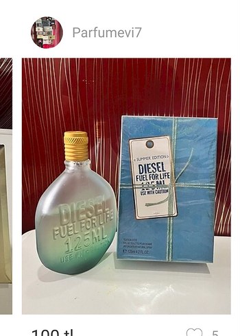 Diesel Fuel for Life Erkek Parfümü 125 ml