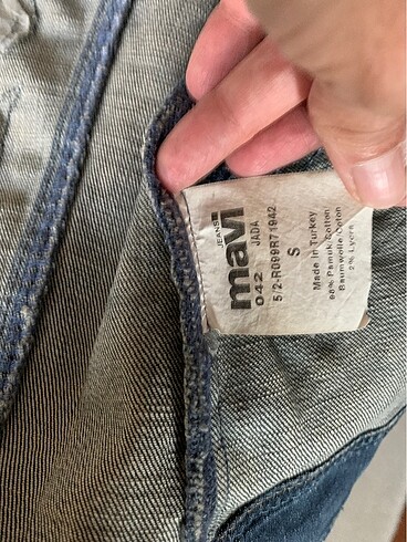 s Beden mavi Renk Mavi jeans kot ceket