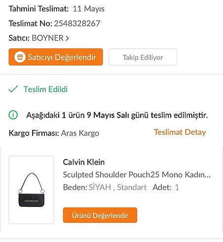  Beden siyah Renk Orijinal ck çanta