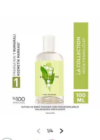 Yves Rocher La Collection Muguet Ferah Parfüm 100 ml