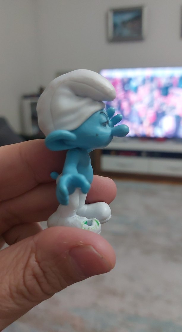 Huysuz Şirin Figürü - Görsel 2