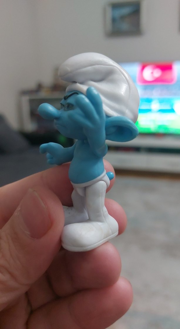 Huysuz Şirin Figürü - Görsel 3