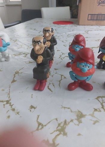 Burger king koleksiyondan Şirinler Figürleri Seti - Görsel 7