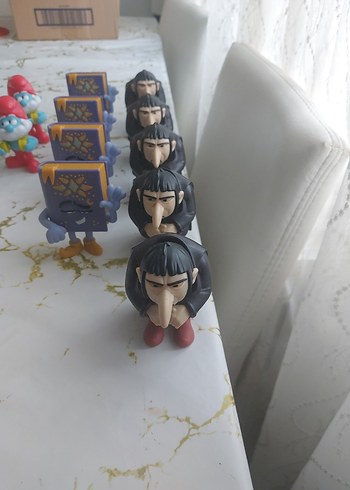 Burger king koleksiyondan Şirinler Figürleri Seti - Görsel 2