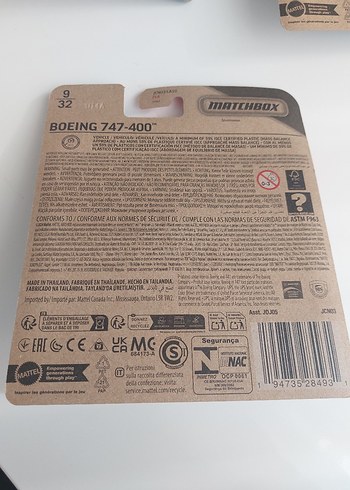 Matchbox Sky Busters Renkli Oyuncak Uçak Seti - Görsel 8