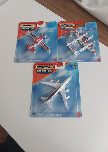 Matchbox Sky Busters Renkli Oyuncak Uçak Seti - Görsel 2