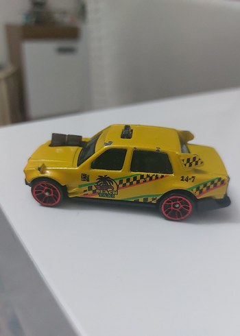 Sarı Renkli hotwheels taksi - Görsel 2