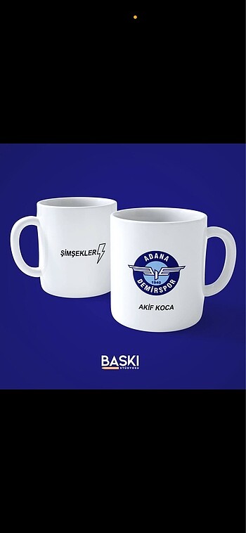 TARAFTAR TEMALI KİŞİYE ÖZEL BASKILI KUPA