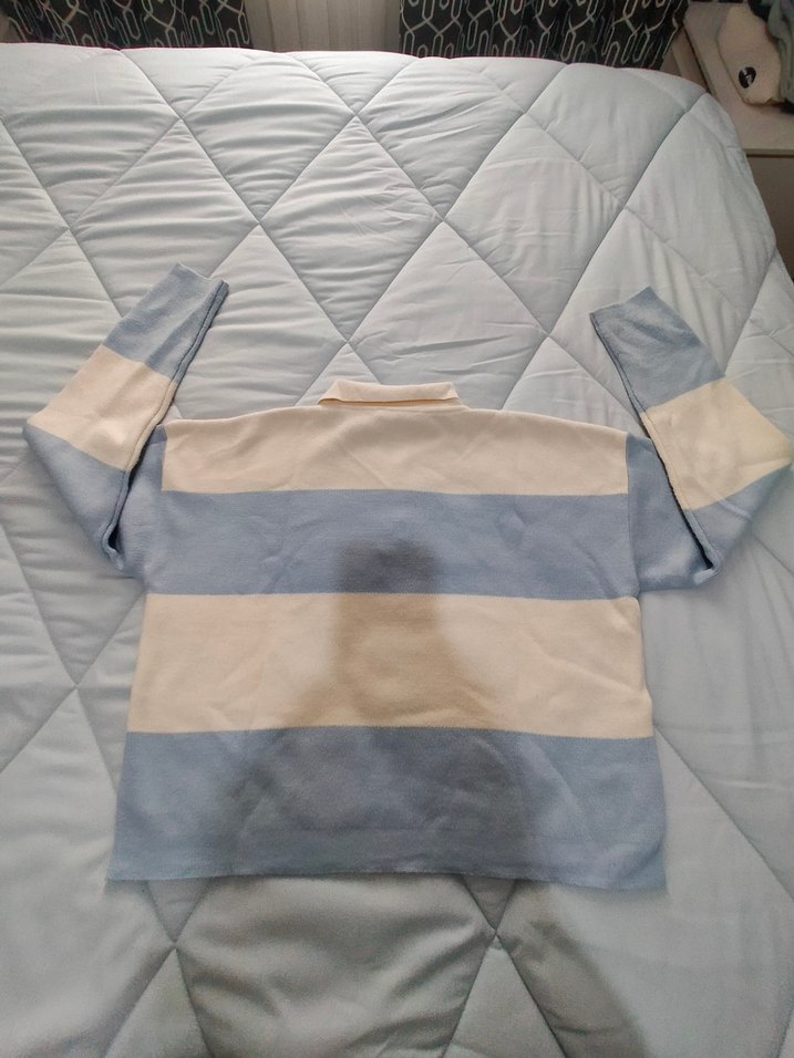 Düğmeli Polo Yaka Kadın Triko - Görsel 2