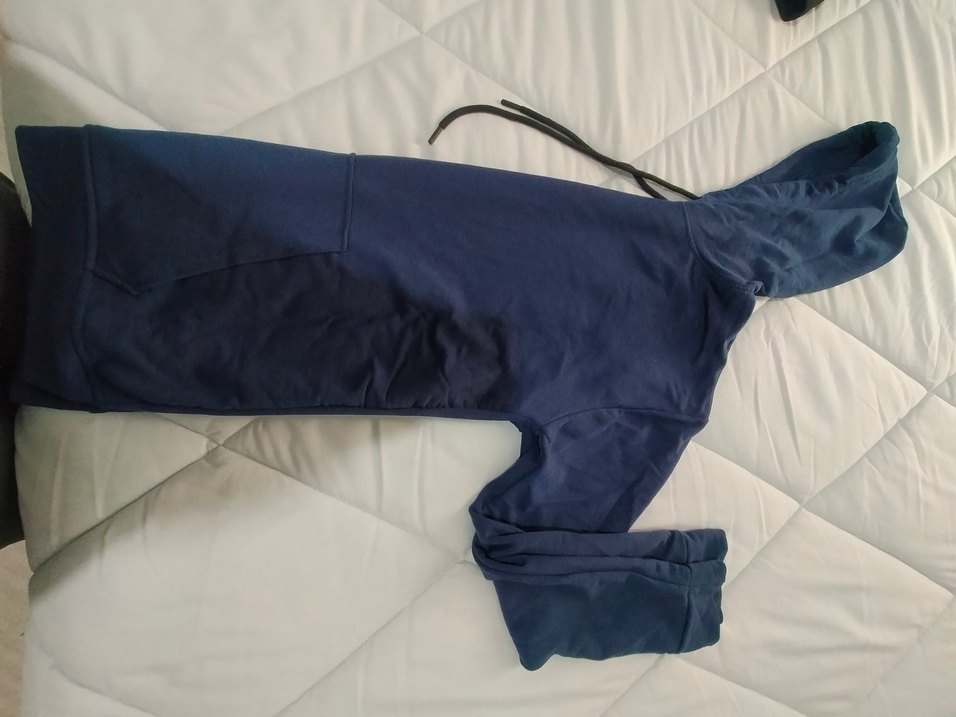 Lacivert Kapüşonlu Polar Sweatshirt - Görsel 2