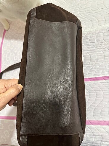  Beden kahverengi Renk Süet çanta