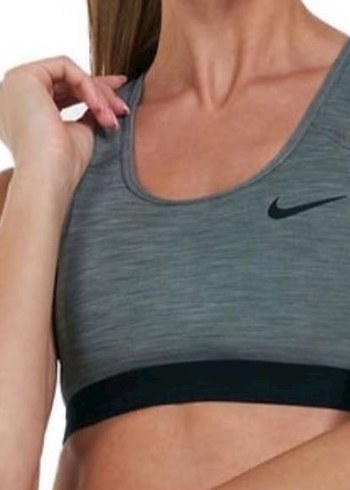 Gri Nike Spor Sütyeni