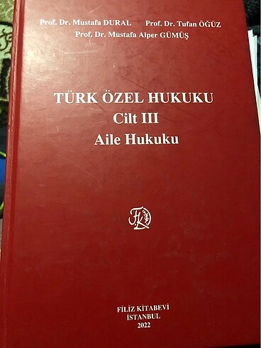 türk özel hukuk cilt 3