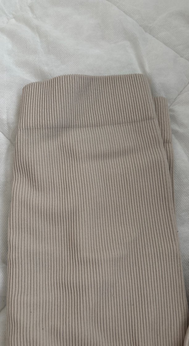 Bej Pilili Kadın Tayt - Görsel 2