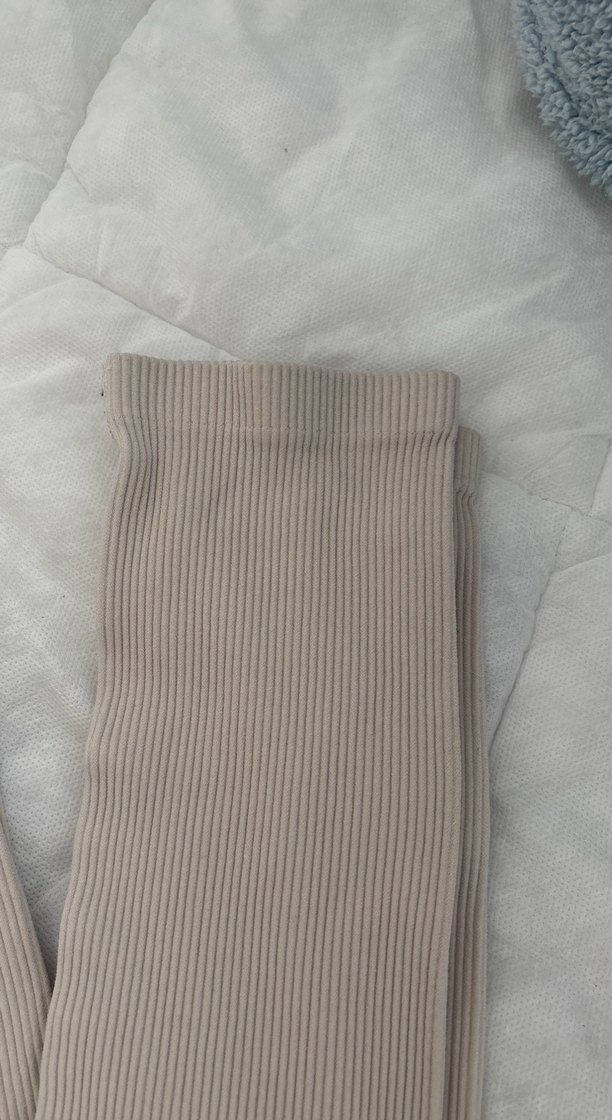 Bej Pilili Kadın Tayt - Görsel 3