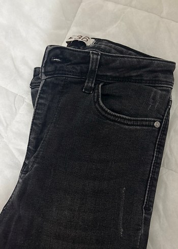 Antrasit Kadın Skinny Denim Pantolon - Görsel 3