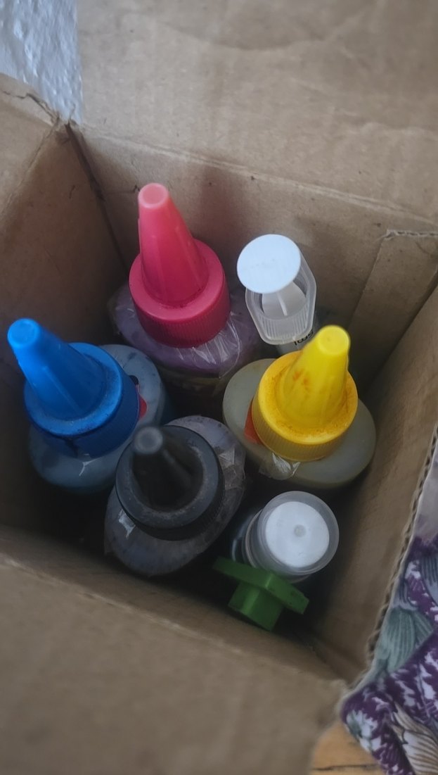 Renkli Mürekkep Dolum Şişeleri - Görsel 2